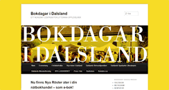 Desktop Screenshot of bokdagaridalsland.se